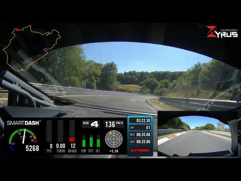 Attacking the Nordschleife in the Zyrus Lamborhini Huracan LP1200, then the tyre explodes at 210kmh!