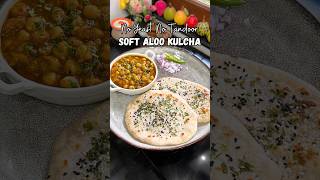 No yeast tandoor! Soft aloo kulcha on tava #youtube #shorts #kulcha #food #recipe #trending #viral