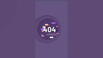 Error page 404 #shorts