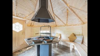 Bbq Hut & Sauna Demonstration - .Treetopslogcabin.co.uk