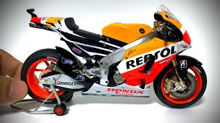 Repsol Honda RC213V - Tamiya 1/12 scale miniature plamodel 1:12 motogp super bike racing Marquez