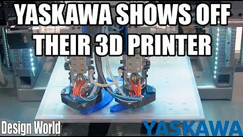 Yaskawa shows off the fastest 3D printer in the industry