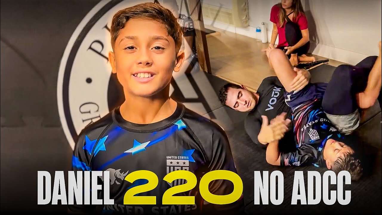 TREINO DO DANIELZINHO 220 PARA O ADCC!