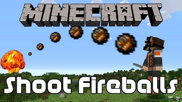 How to Shoot Fireballs in Minecraft