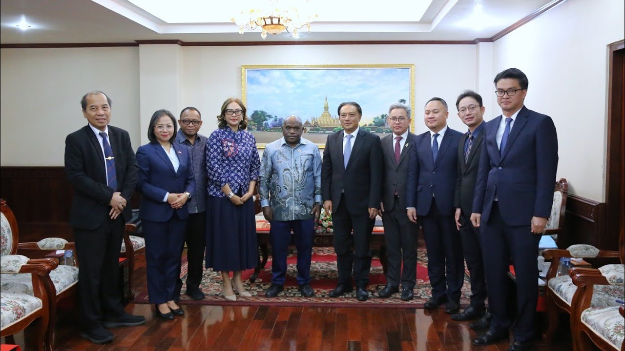 The Visit of the Minister of Human Rights of Indonesia to Laos