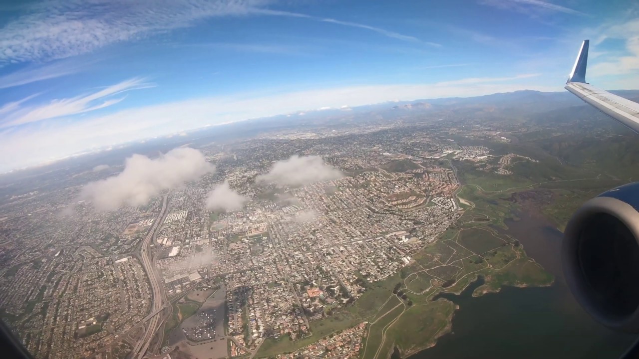 San Diego Aerial Flying over San Diego Aviation 4k View From
