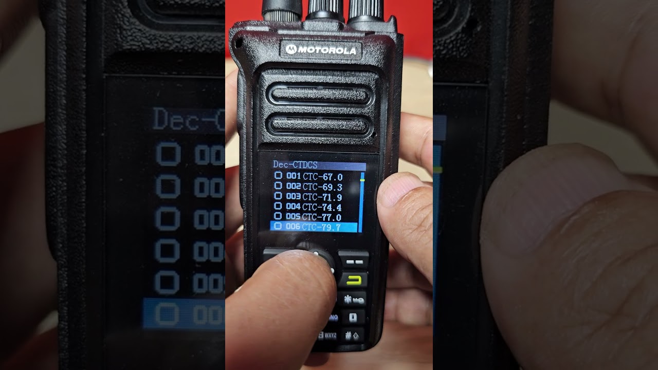 วิธีใส่โทน CT DCS Motorola T10