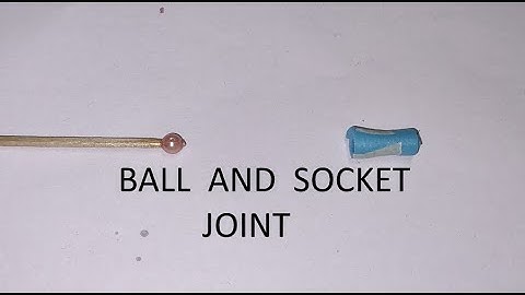 HOW TO MAKE A BALL JOINT FOR ACTION FIGURES | EASY