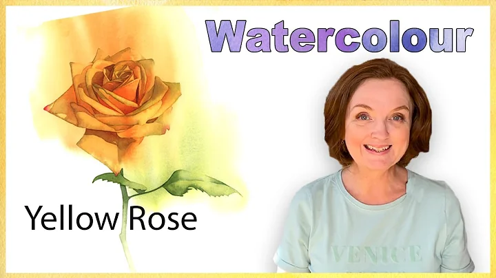 How to Paint a Rose in Watercolor Using a Few Diff...