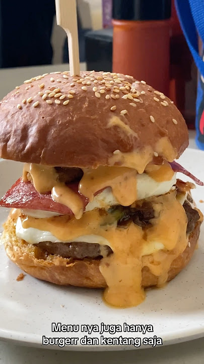 BURGER VIRAL DI PASAR BARU NAMANYA JUNGEN JOINT TAPI CUMA JUAL 30 BURGER PERHARI !!!