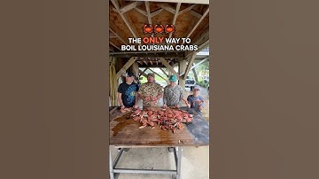 🦀 HOW LOUISIANA CRABBERS COOK CRABS