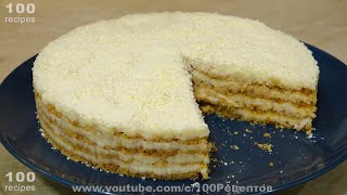 Вкусный ТОРТ Пломбир 🍰 Без Духовки и Без Печенья