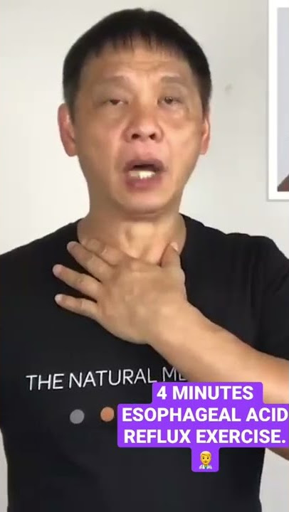 TRY THE 4 MINUTES ESOPHAGEAL ACID REFLUX PREVENTION EXERCISE. 👨‍⚕️