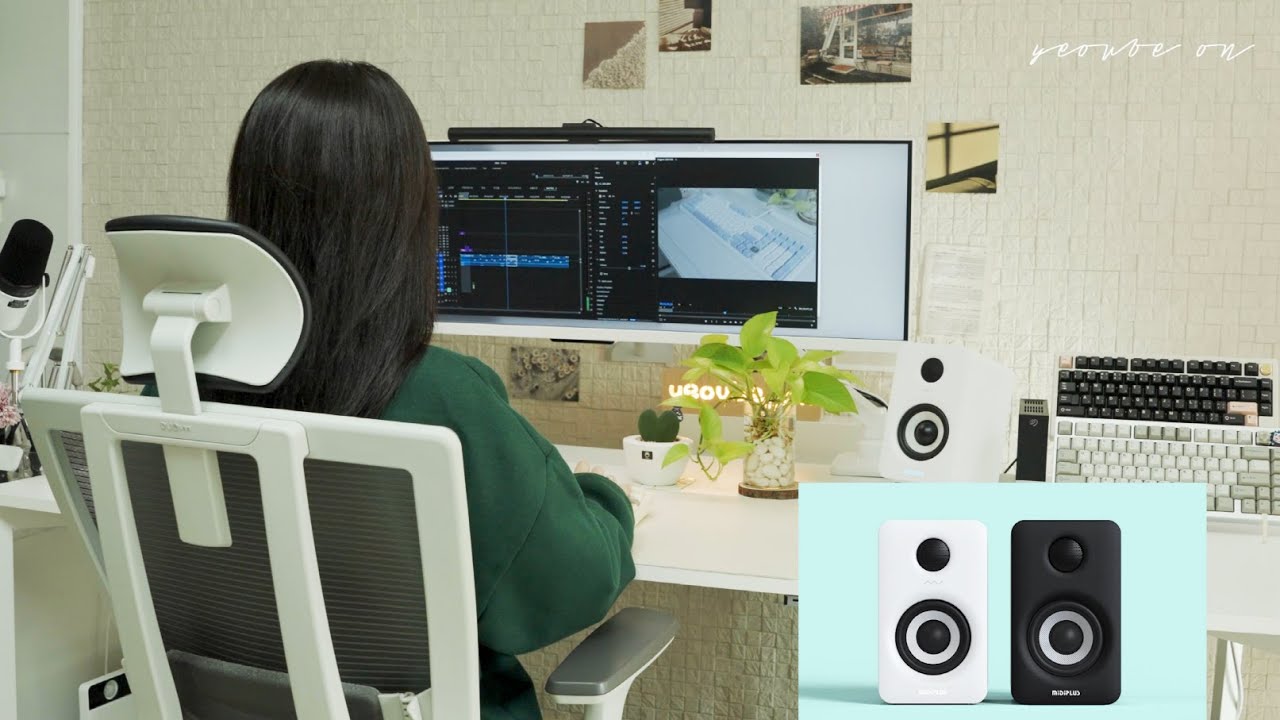 A sound-sensitive keyboard enthusiast loves these speakers