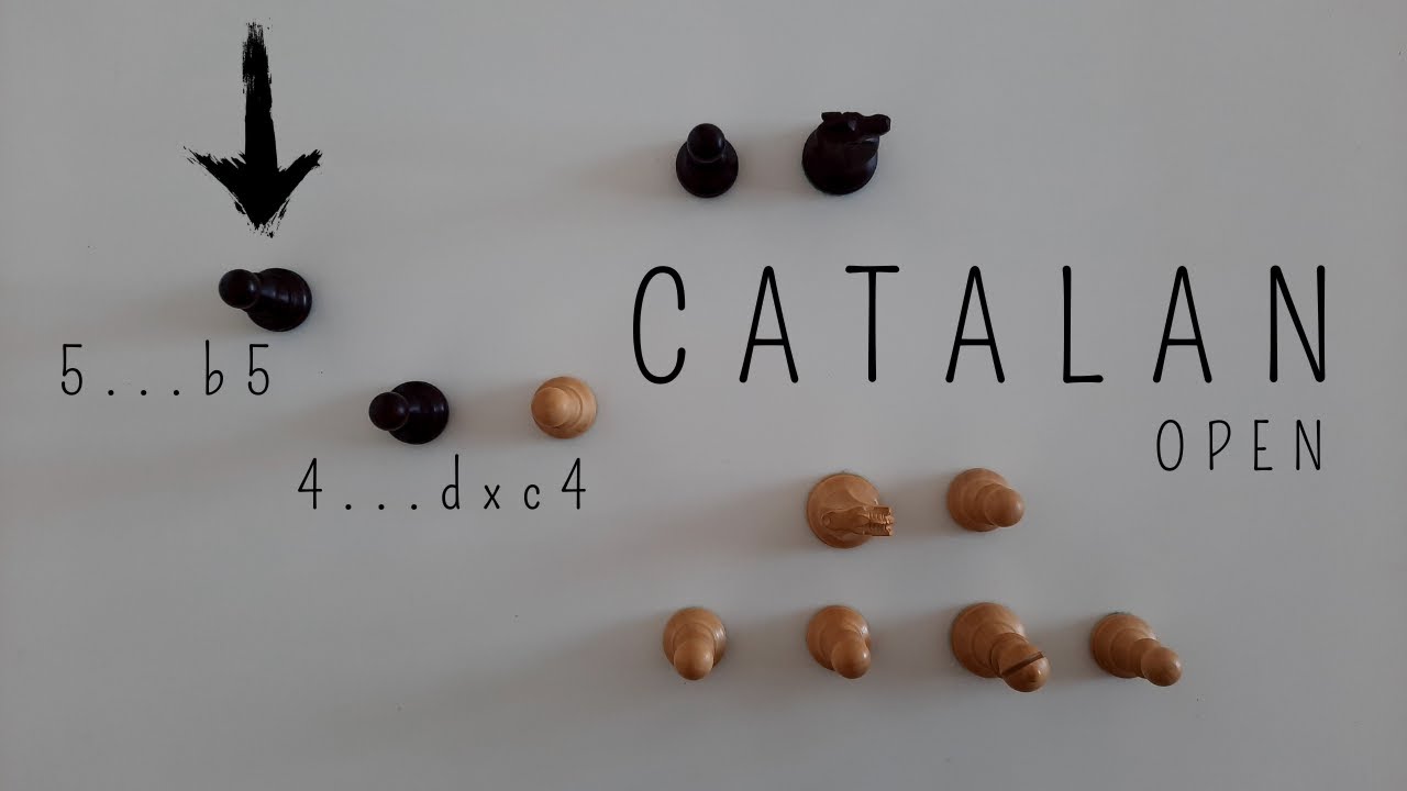 Open Catalan with 5...b5, on YouTube