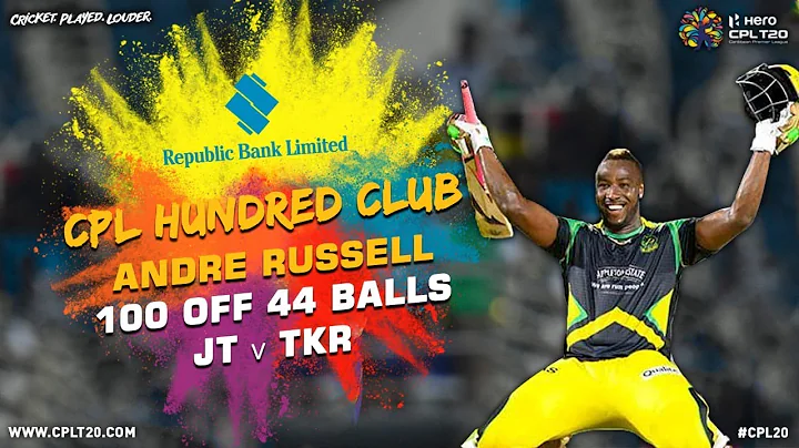 Andre Russell blasts 100 off 44 balls for Jamaica ...