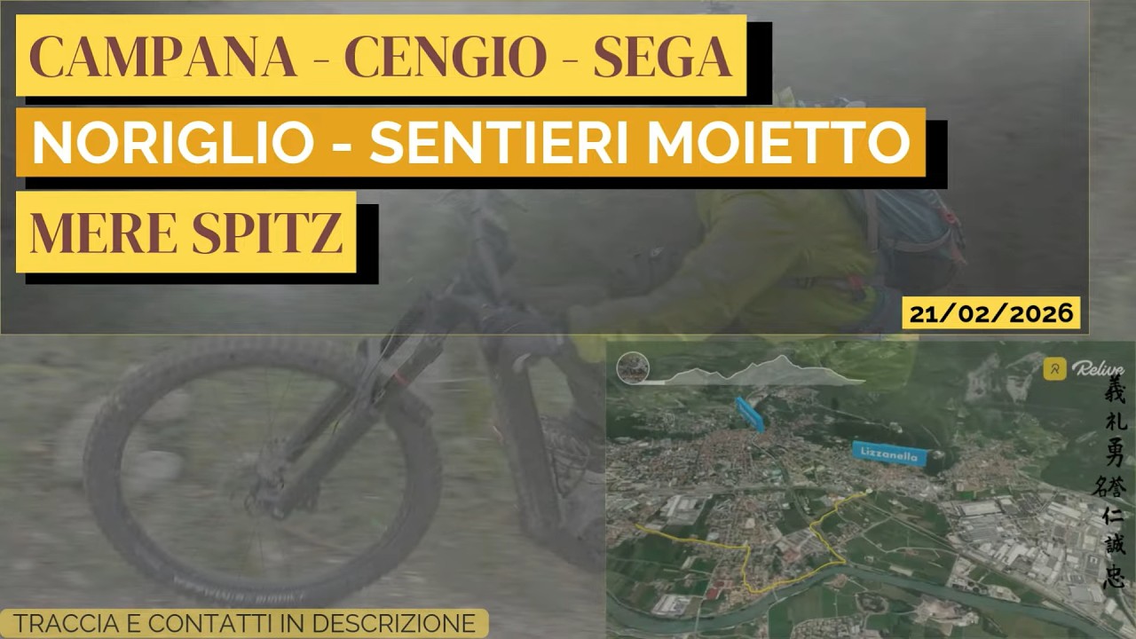 Campana - Cengio  - Sega - Noriglio - sentieri Moietto - Mere Spitz 21.02.26