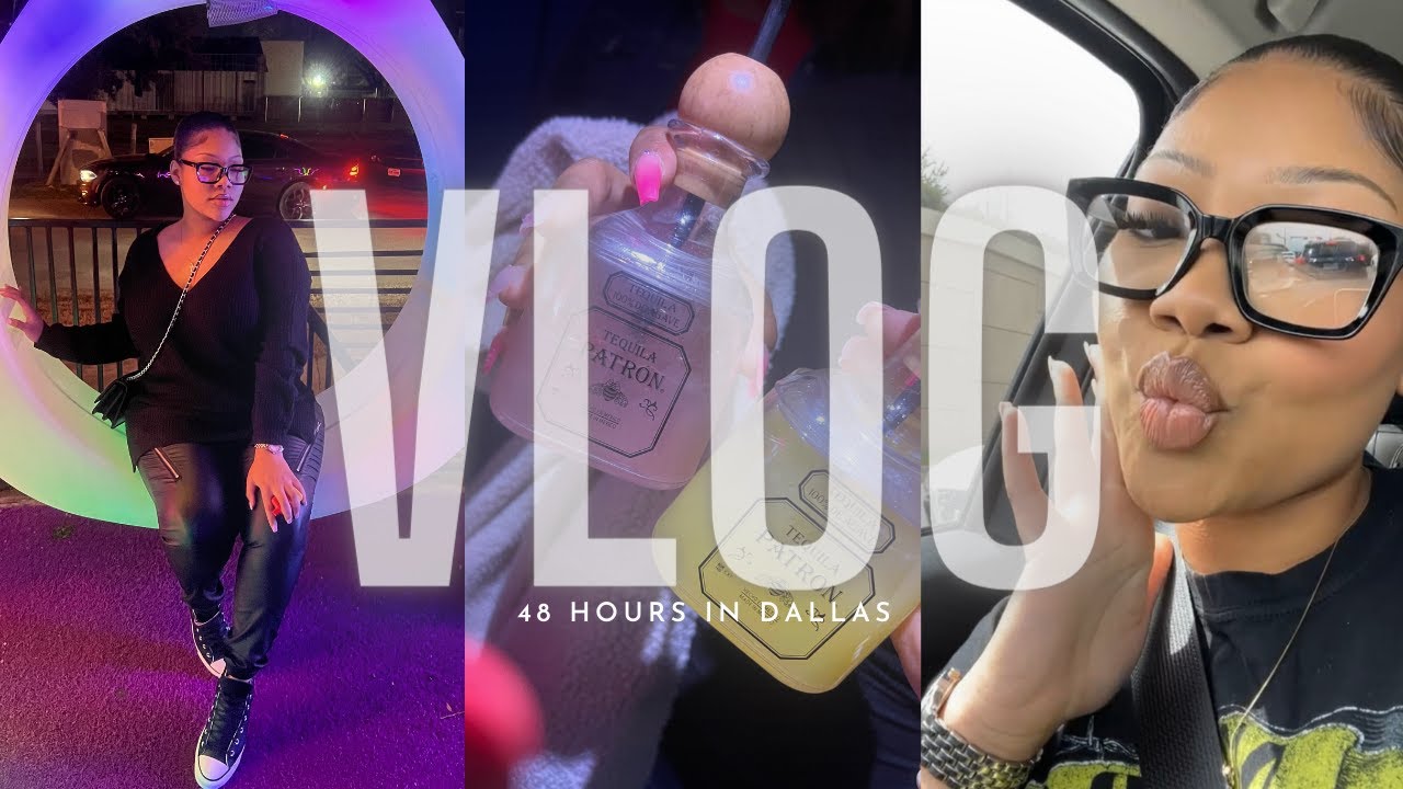48 Hours In Dallas! Ride With Me + Car Karaoke + Friends + Big Bounce