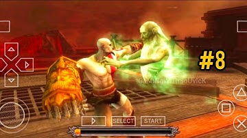| God Of War Chains Of Olympus |Part-8|PSP Emulator Walkthrough Android Gameplay |#kratos #godofwar