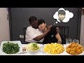 MY BOYFRIEND TRIES SOUL FOOD FOR THE FIRST TIME | FIGHTING IN KOREA!?! STORYTIME!