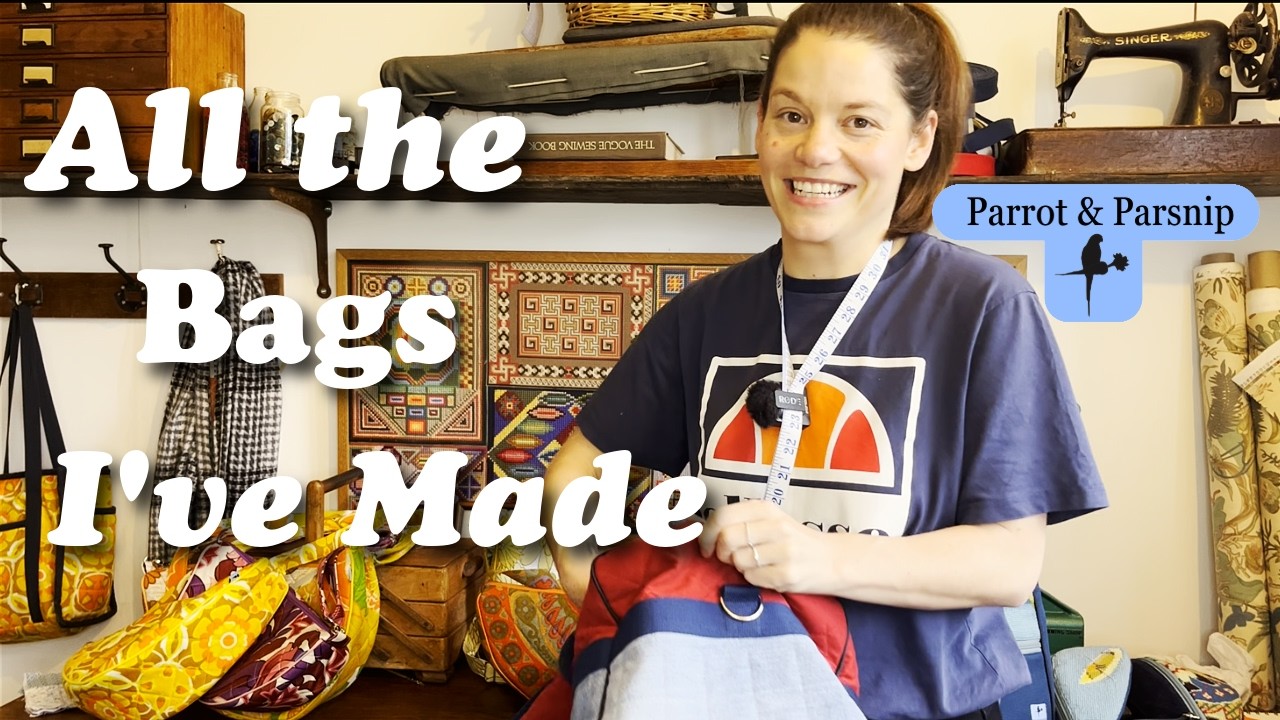 Показываю вам все сумки, которые я сшила в этом месяце для своего бизнеса по продаже изделий ручн...