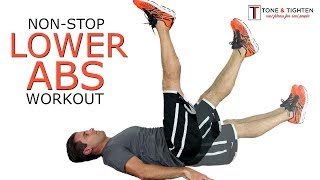 Nonstop lower abs workout at home