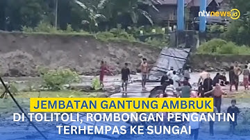 Jembatan Gantung di Tolitoli Putus Saat Dilintasi Rombongan Pengantin | NTVNEWSID