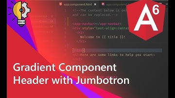 04 - Designing Gradient Component Header with Jumbotron