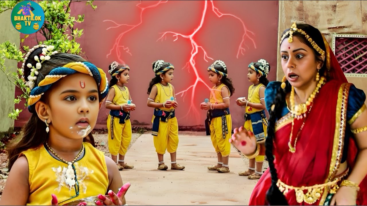 मैय्या को दिखे कान्हा के कई रूप ,देख कर रह गई दंग, उड़ गए होश  || Yashomati Maiyaa Ke Nandlala