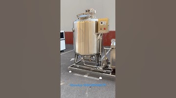 500L capacity milk pasteurizer homogenizer and cooler tank #yogurt #fermentedmilk #milk