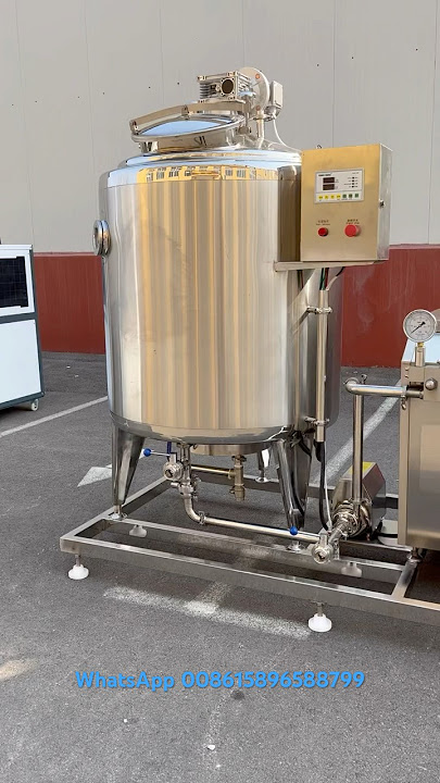 Download lagu 500L capacity milk pasteurizer homogenizer and cooler tank #yogurt #fermentedmilk #milk