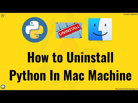 4. How to Uninstall Python on Mac OS | How to Uninstall Python on Mac Machine | Uninstall Python 3