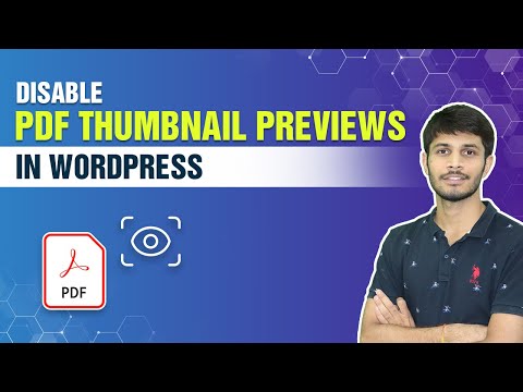 How To Disable PDF Thumbnail Previews In WordPress | Disable PDF Wordpress