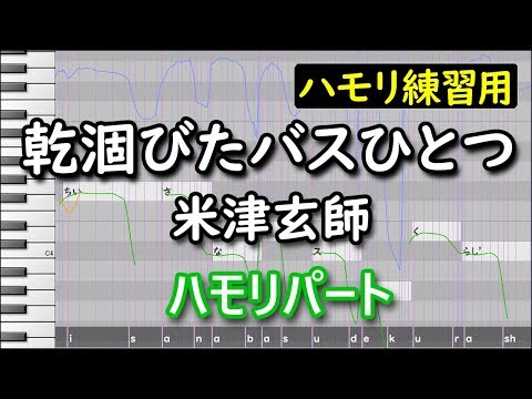 乾涸びたバスひとつ(ハモリパート)/米津玄師(ハモリ練習用)