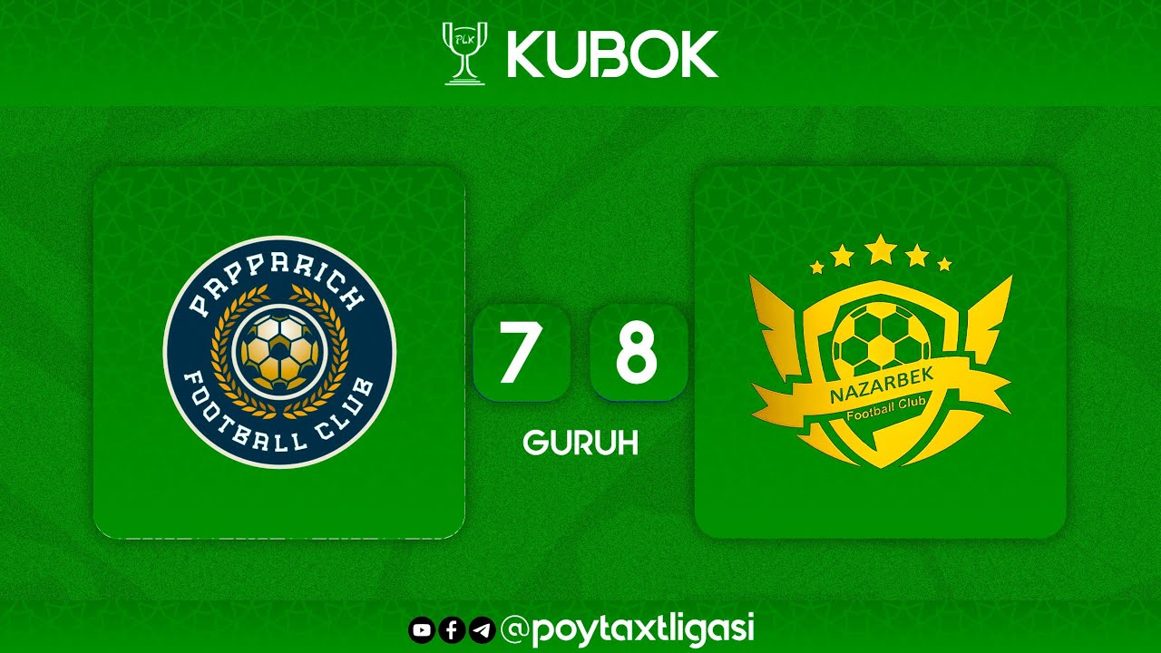 Poytaxt Ligasi Kubogi-2025. 2-guruh. 3-tur. PappaRich - FC Nazarbek - 7:8