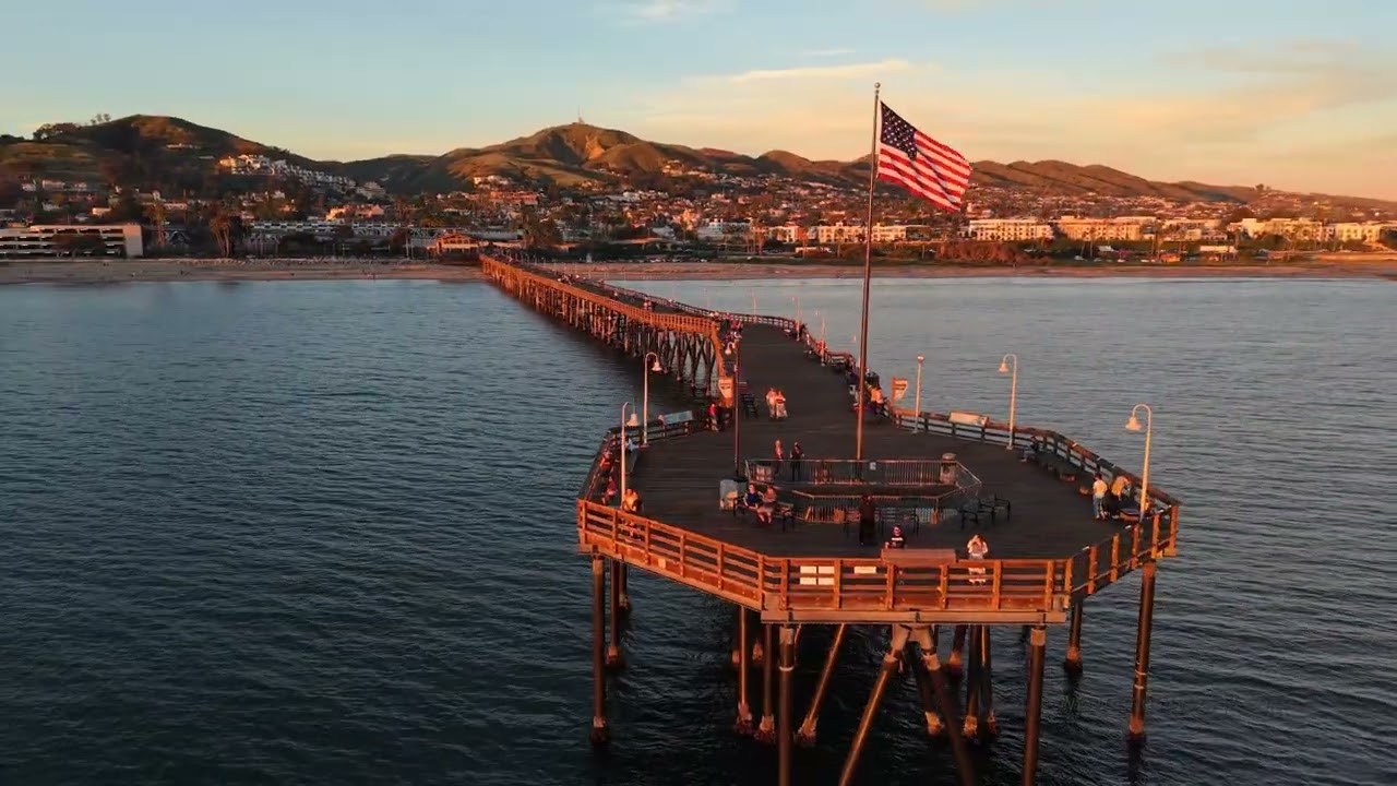 Golden Hour Flyover the Ventura Pier (ChrisRyanPIX)