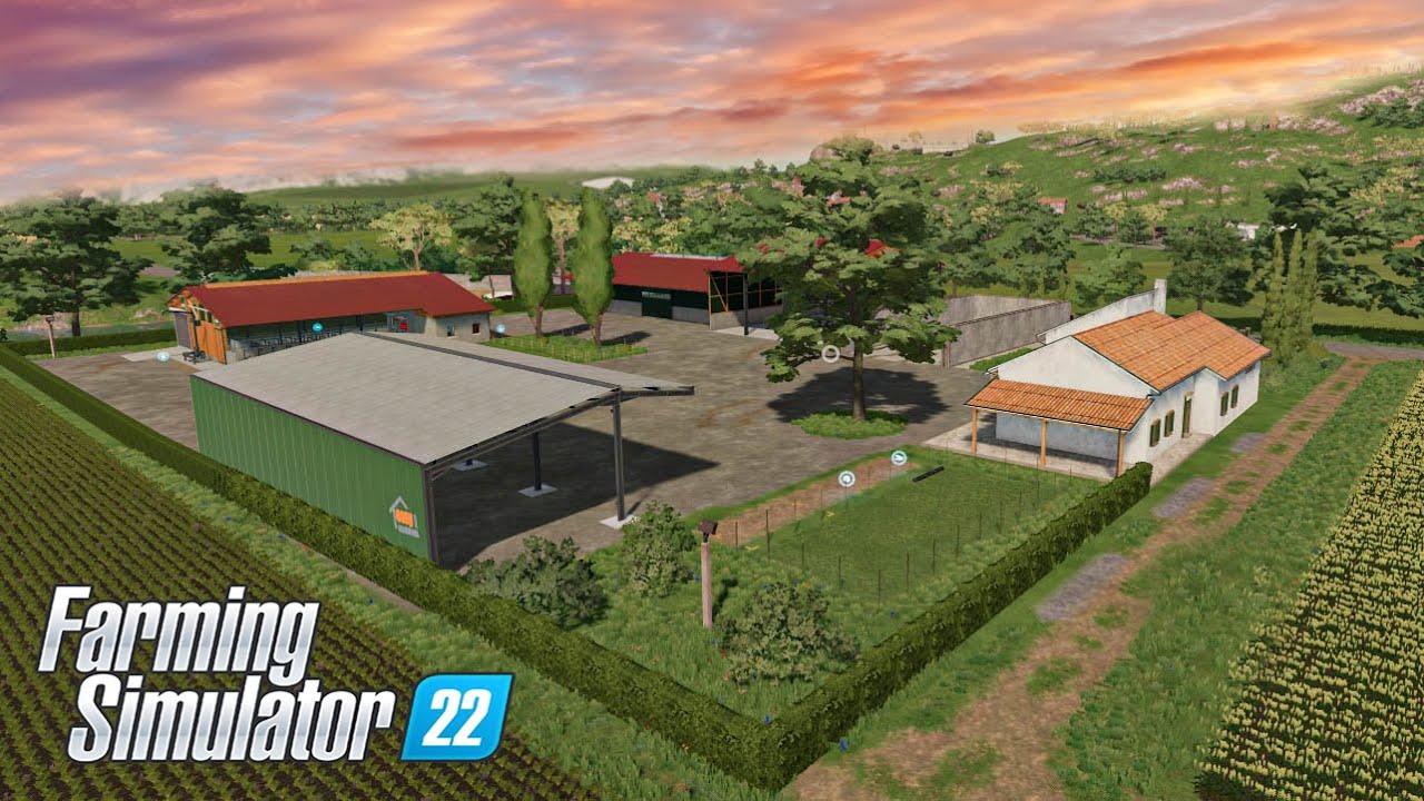 [FS 22] Comment faire une belle ferme rapidement ? (TUTO) - YouTube