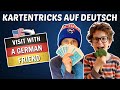 Card Tricks in GERMAN! 🇩🇪 FUNNY Visit with a German Friend