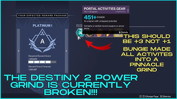 PSA De Power Grind in Destiny 2 is op dit moment compleet KAPOT - Alles is de Pinnacle grind!