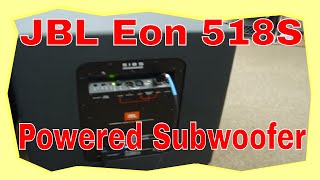 JBL EON 518S Audio - YouTube