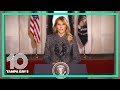 First lady Melania Trump bids farewell to the White House in video message