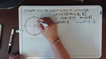 14. Find cot(arcsin(1/3))