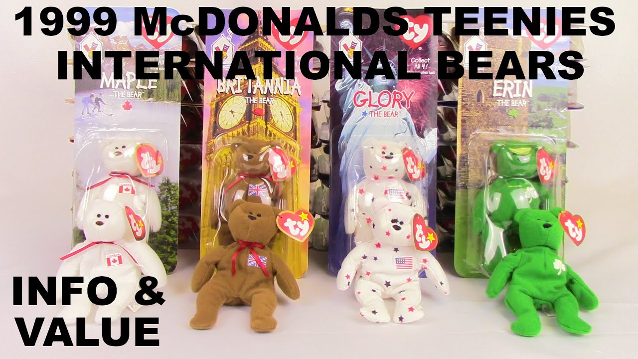 1999 mcdonalds beanie babies set value