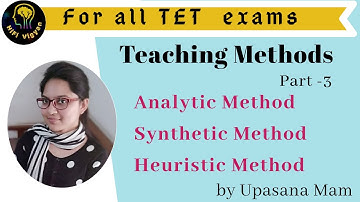 Teaching Methods|Analytic Method|Synthetic Method| Heuristic Method| Part-3| #Basic