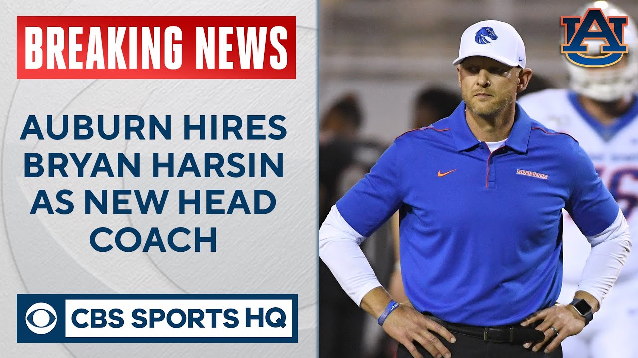 Auburn hires Bryan Harsin from Boise State as next football coach | CBS  Sports HQ - YouTube