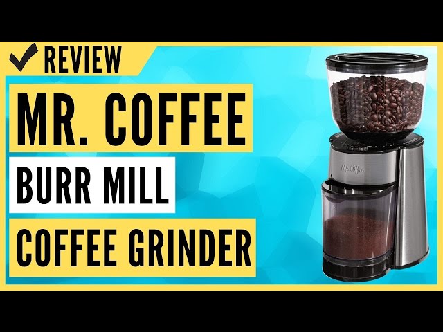 Mr. Coffee Burr Coffee Grinder, Automatic Grinder with 18 Presets for  French Press, Drip Coffee, and Espresso, 18-Cup Capacity - AliExpress