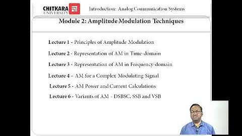 Introduction to Analog Communications course by T L Singal