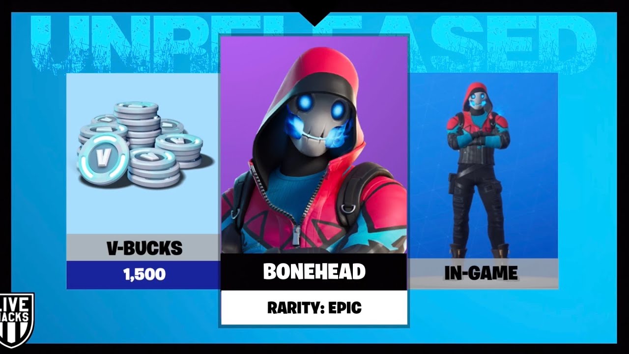UNRELEASED “BONEHEAD” SKIN SHOWCASE!!! - YouTube