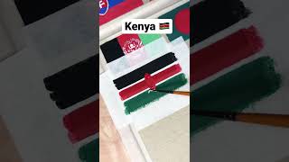 Draw Kenya Flag