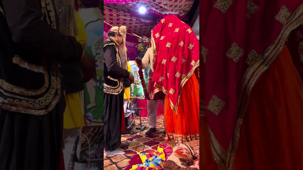 Taara Raani Katha -  Rukman vivaah comedy in Mata Jaagran @Lambagaon (Jaisinghpur, Distt. Kangra)